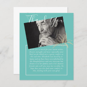 BUDGET Thank You Funeral Memorial Obituary PHOTO