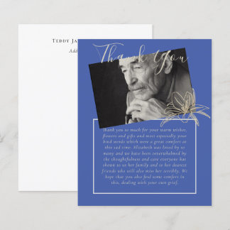 BUDGET Thank You Funeral Memorial Obituary PHOTO