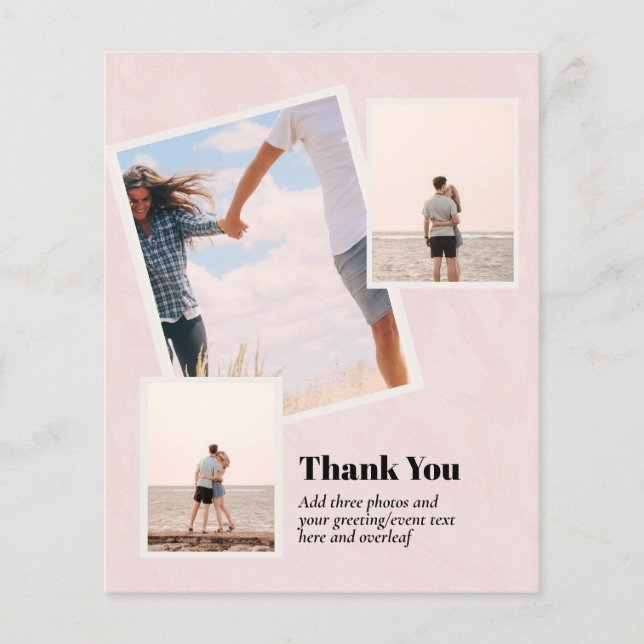 BUDGET THANK YOU Photo Collage Modern Flyer (Front)