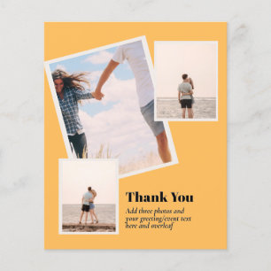 BUDGET THANK YOU Photo Collage Modern Flyer