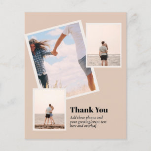 BUDGET THANK YOU Photo Collage Modern Flyer