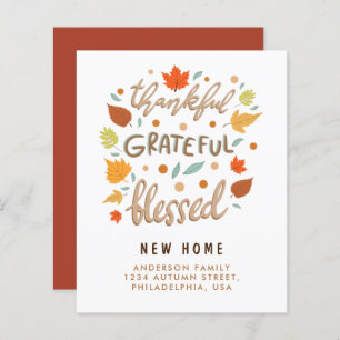 Budget Thankful Grateful Blessed New Home