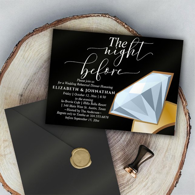 Budget The Night Before Rehearsal Dinner Invitation (Creator Uploaded)
