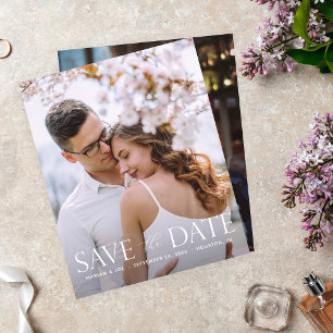 Budget The Script V Modern 2 Photo Save the Date