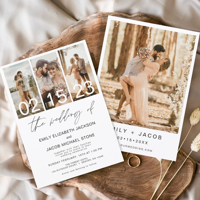 Budget The Wedding of Photo Minimalist White (Creator Uploaded)