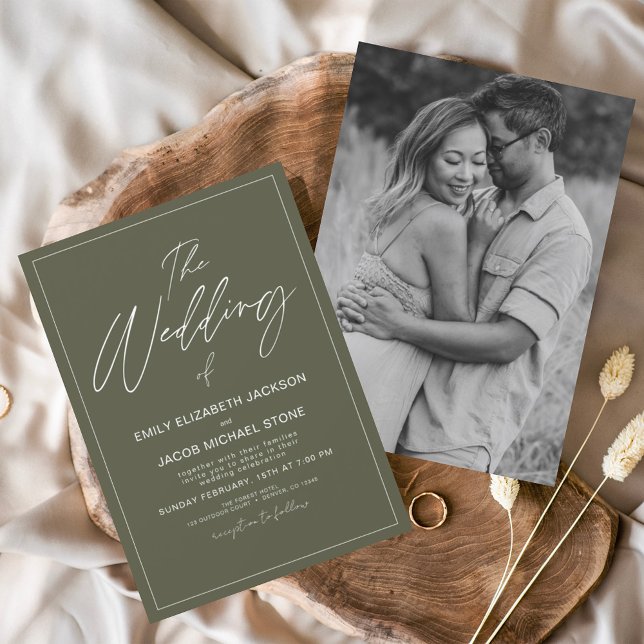Budget The Wedding of Sage Green Photo Elegant (Creator Uploaded)