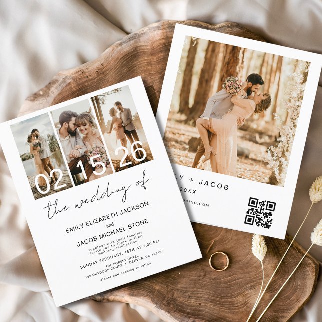 Budget The Wedding QR code Invitation Flyer (Creator Uploaded)