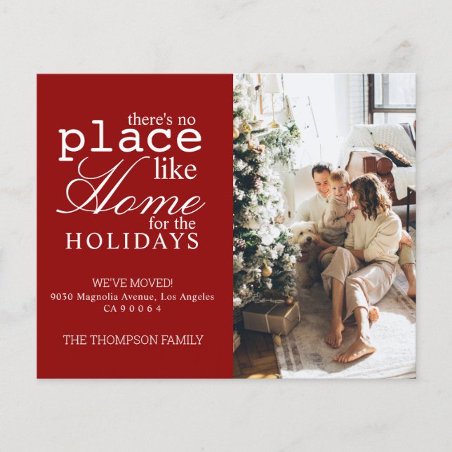 BUDGET There's no Place Like Home Red Photo Moving (Front)