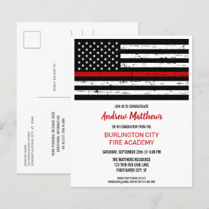 Budget Thin Red Line Law Firefighter Graduation