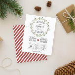 Budget 'Tis The Season | Christmas Wedding<br><div class="desc">Budget 'Tis The Season | Christmas Wedding Invitations. As part of the budget selection here on Zazzle, these invitations do not come with envelopes nor do they fit snugly in a standard-sized envelope. The closest size is A6 but there will be a gap of approximately half an inch. If you...</div>