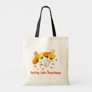 Budget Tote Bad, Spring Into Happiness Bag