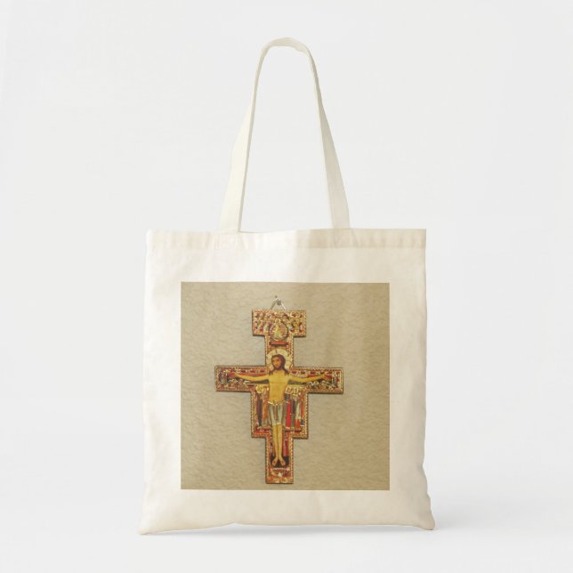 Budget Tote--Franciscan Cross Tote Bag (Front)