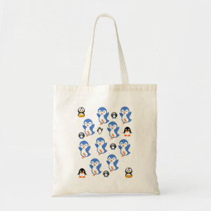 Budget tote handbag penguin
