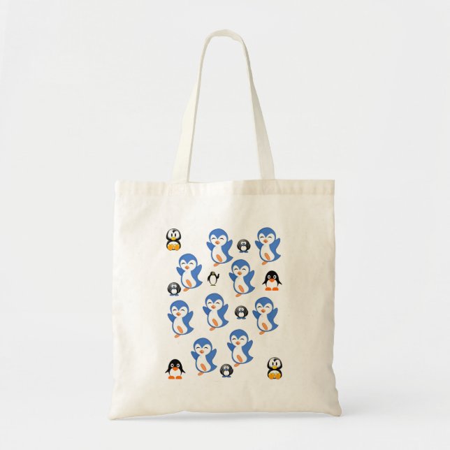 Budget tote handbag penguin (Front)