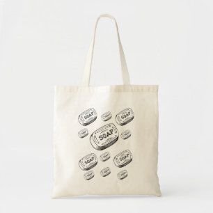 Budget tote handbag soap