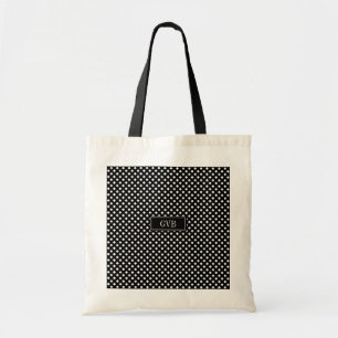 Budget Tote Modern Black White Gingham