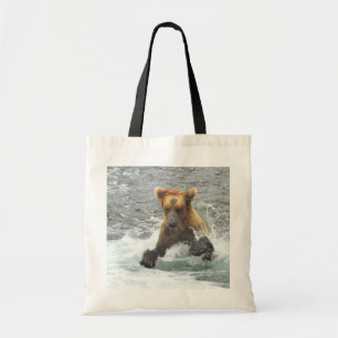 Budget Tote of grizzly bear at Katmai