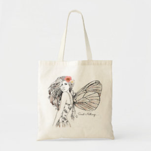 Budget Tote - Shadow Fairy with Flower in Her Hair