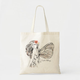Budget Tote - Shadow Fairy with Flower in Her Hair