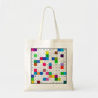 Budget Tote with Calendar Crossword