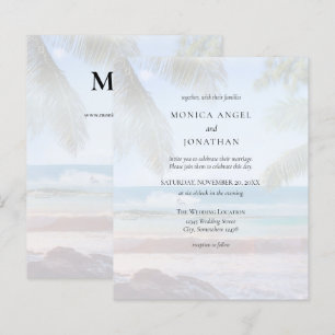 Budget Tropical Beach Palm VS 2 Wedding