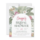 Budget Tropical Floral Arch Summer Bridal Shower