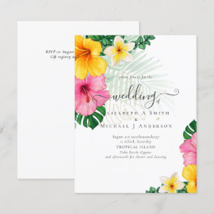 BUDGET Tropical Paradise Beach Wedding Florals