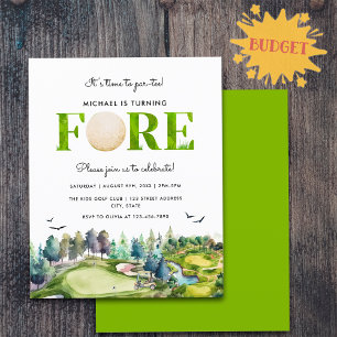 Budget Turning Fore Time to Par-tee 4th Birthday