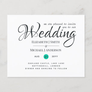 Budget TYPOGRAHY (can customise COLOR) Wedding
