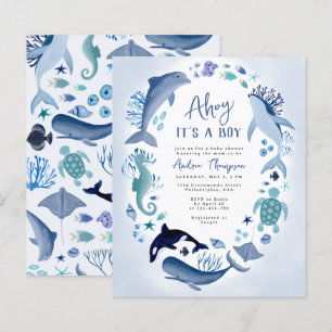 Budget Under the Sea Ahoy It's a Boy Baby Shower