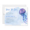 Budget Under the sea jellyfish baby shower Invite