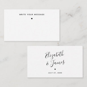 BUDGET Unique Non Traditional Fun Guest Book Idea Card