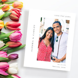 Budget V MOD 2 Simple Photo Save the Date Flyer