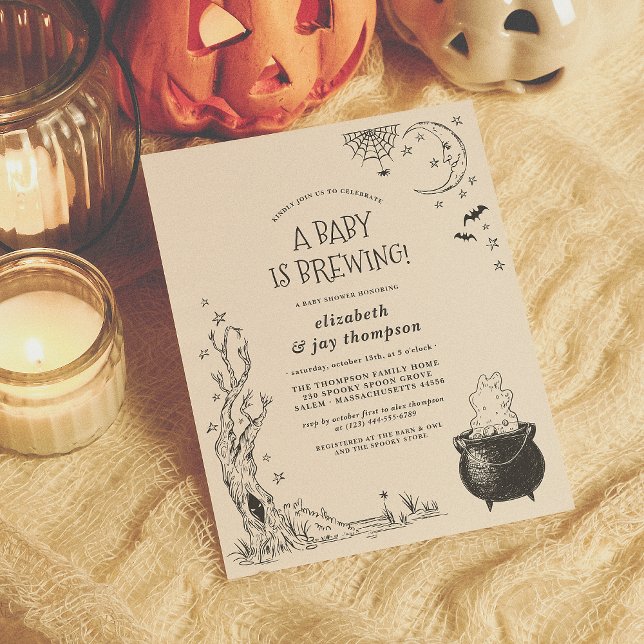 Budget Vintage Baby Is Brewing Baby Shower (Creator Uploaded)