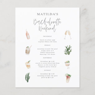 budget Watercolor bachelorette weekend itinerary