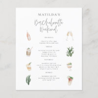 budget Watercolor bachelorette weekend itinerary