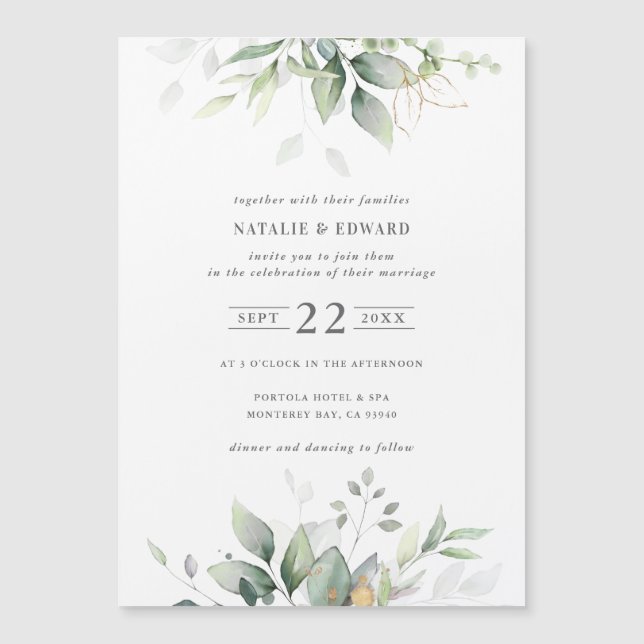 budget watercolor muted green foliage (Front)