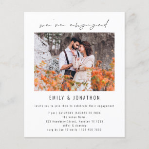 Budget We’re Engaged Photo Engagement Party 