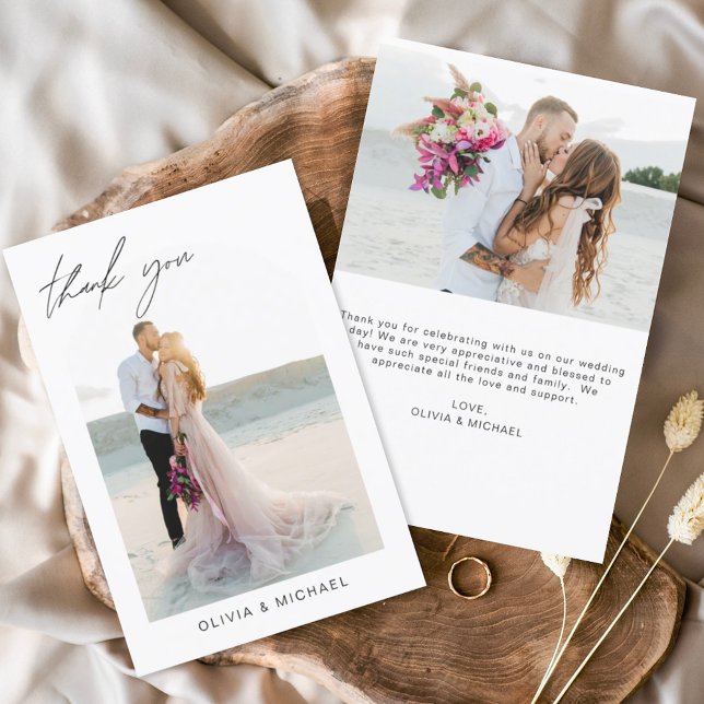 Budget Wedding Arch Thank You Photo Card (Creator Uploaded)