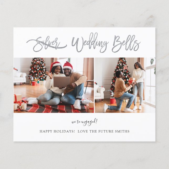 Budget Wedding Bells Multi Photo Engagement Flyer (Front)