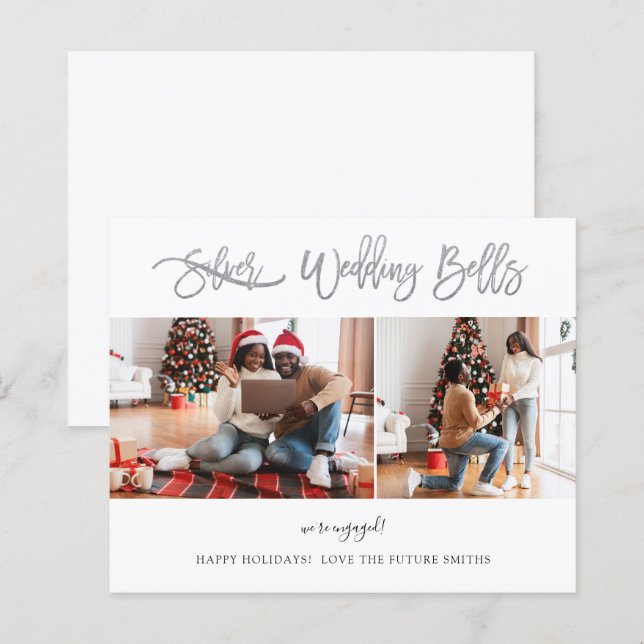 Budget Wedding Bells Multi Photo Engagement WH (Front/Back)