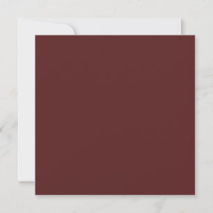 BUDGET Wedding Burgundy Deep Red Monochrome Text Invitation
