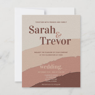 Budget Wedding Funky 70's Inspired Abstract