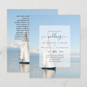 BUDGET WEDDING INVITATIONS - Minimalist Script