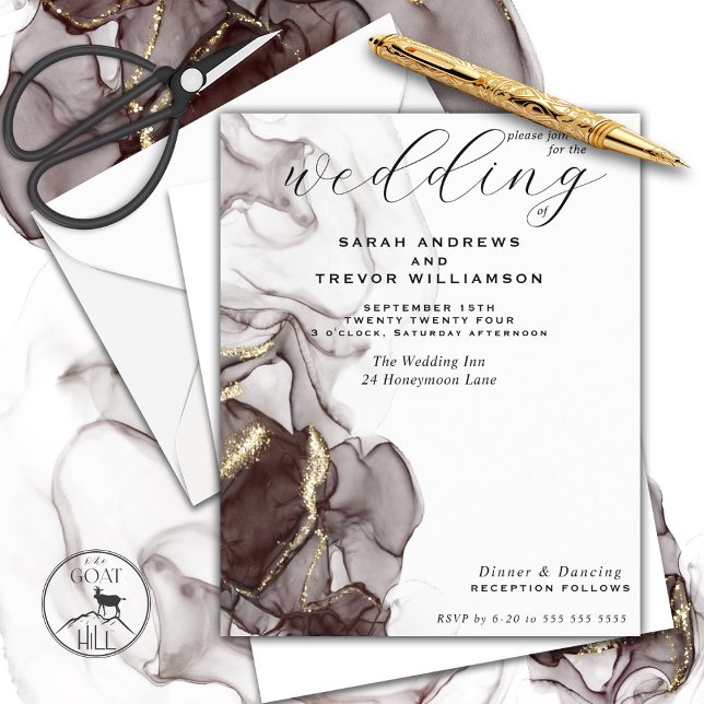 Budget Wedding Mahogany Alcohol Ink (Creator Uploaded)