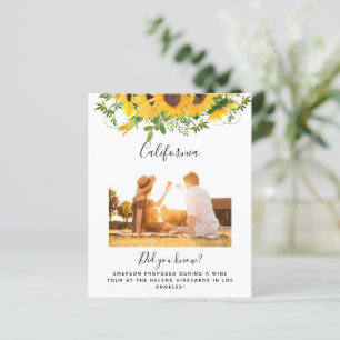 BUDGET Wedding Photo Location Table Number