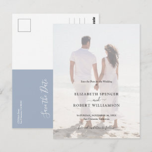 Budget Wedding Photo Save the Date Postcard