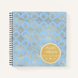 Budget Wedding Planner Personalised Trendy Modern Notebook