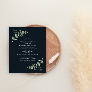 Budget Wedding sage green Eucalyptus botanical
