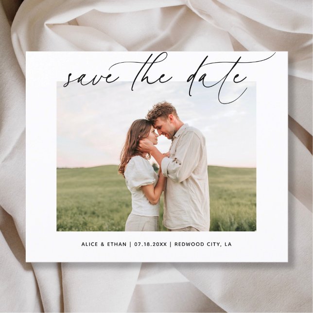 Budget Wedding Save The Date Script 2 Photo (Creator Uploaded)